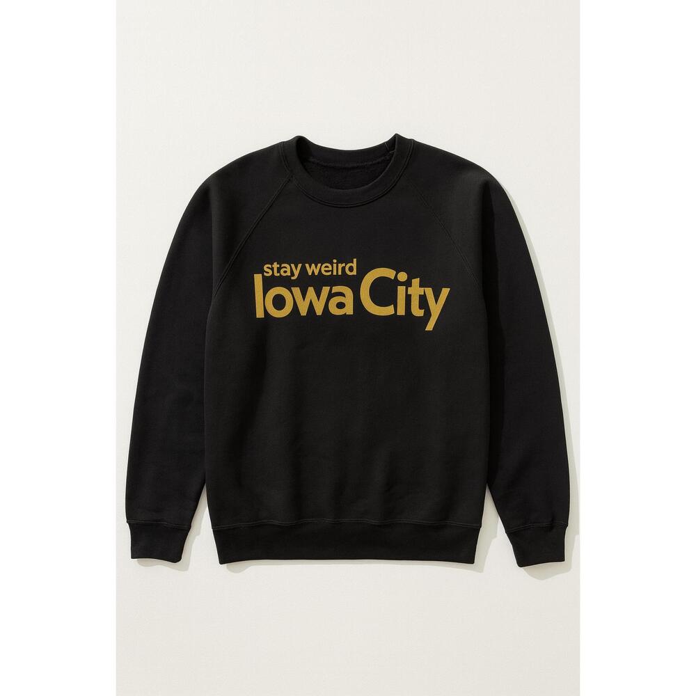 NEW THE ORIGINAL RETRO BRAND unisex - stay weird iowa city varsity full length s